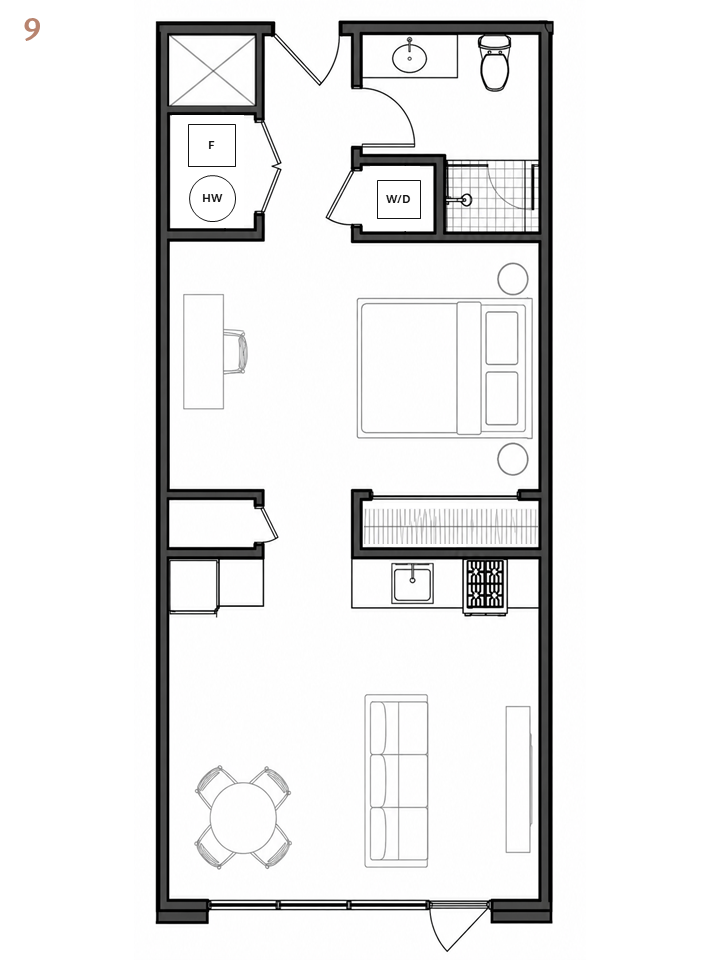 Unit 9 Floor Plan